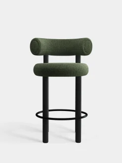 Tom Dixon Bar & Counter Stools*Fat Black Wood 65cm Counter Stool