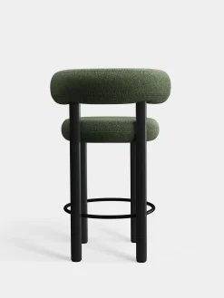 Tom Dixon Bar & Counter Stools*Fat Black Wood 65cm Counter Stool