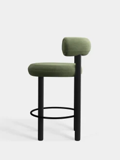 Tom Dixon Bar & Counter Stools*Fat Black Wood 65cm Counter Stool