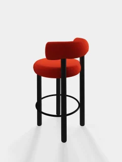Tom Dixon Bar & Counter Stools*Fat Black Wood 65cm Counter Stool
