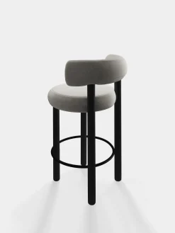 Tom Dixon Bar & Counter Stools*Fat Black Wood 65cm Counter Stool