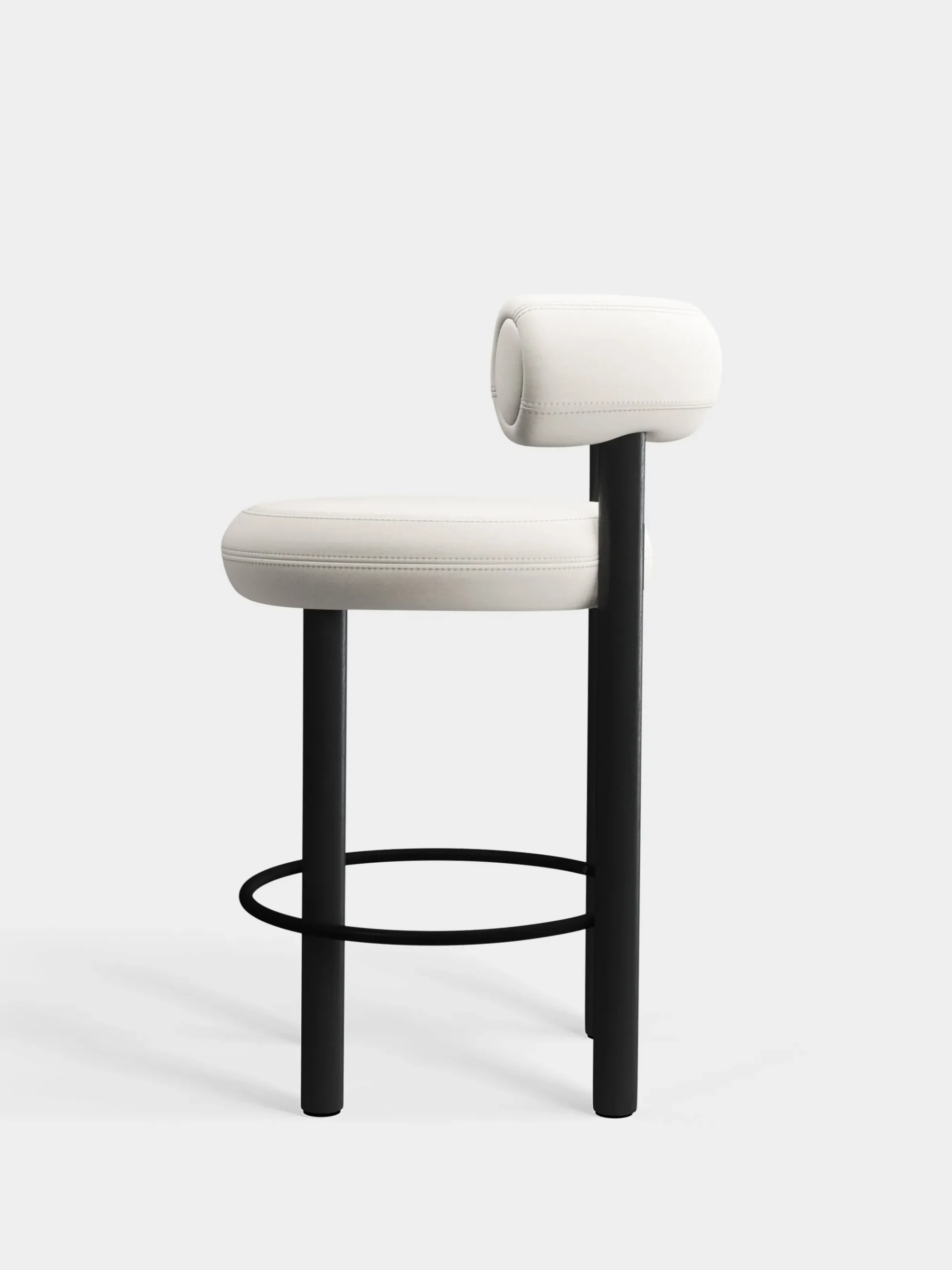 Tom Dixon Bar & Counter Stools*Fat Black Wood 65cm Counter Stool