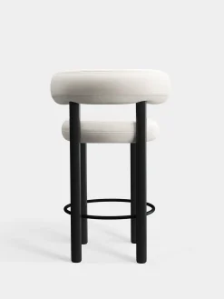 Tom Dixon Bar & Counter Stools*Fat Black Wood 65cm Counter Stool
