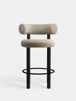 Tom Dixon Bar & Counter Stools*Fat Black Wood 65cm Counter Stool
