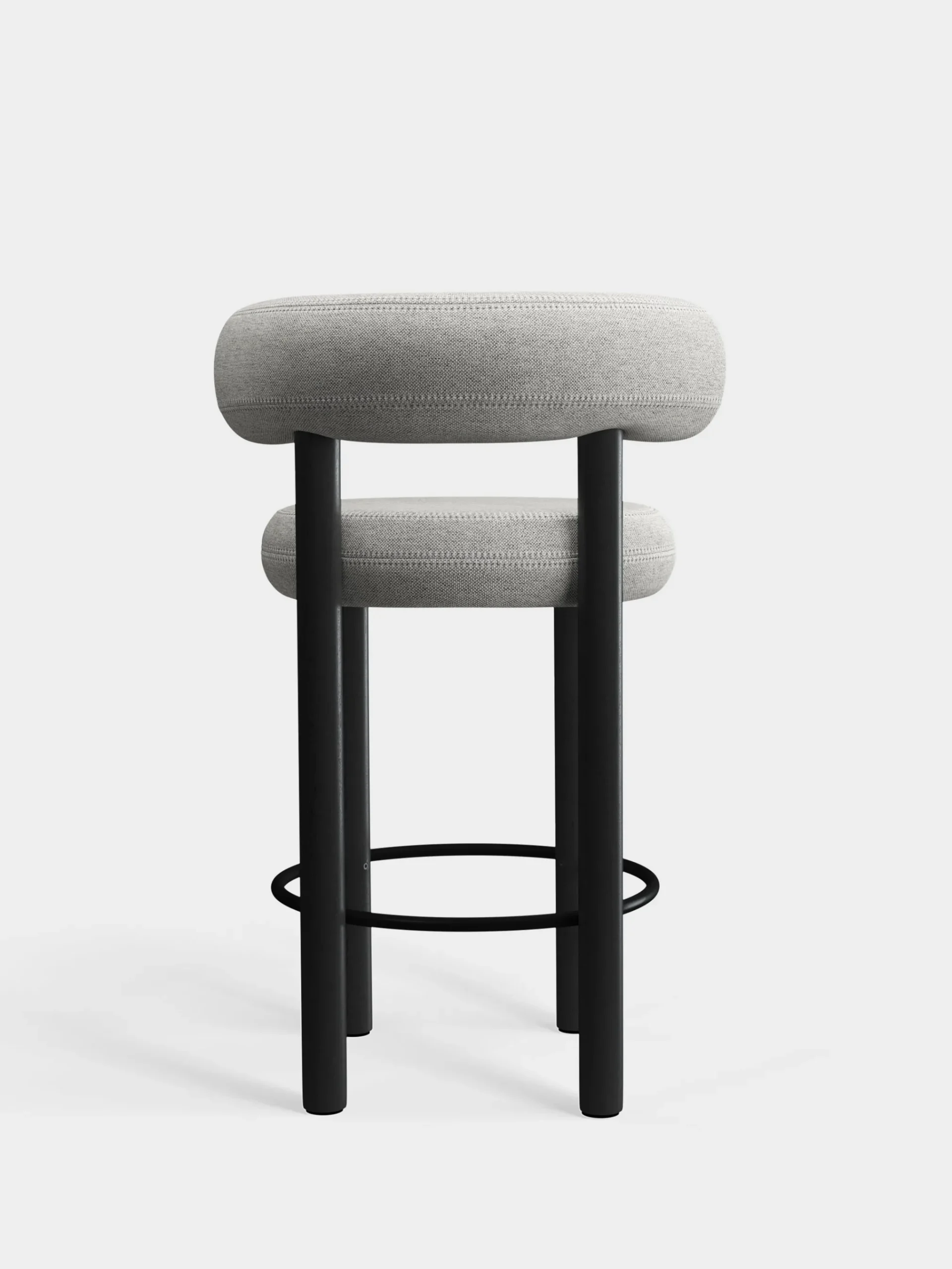 Tom Dixon Bar & Counter Stools*Fat Black Wood 65cm Counter Stool