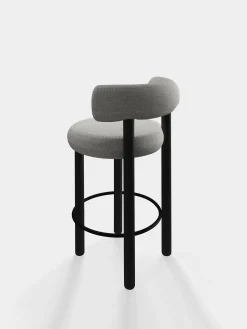 Tom Dixon Bar & Counter Stools*Fat Black Wood 65cm Counter Stool