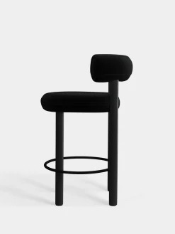 Tom Dixon Bar & Counter Stools*Fat Black Wood 65cm Counter Stool