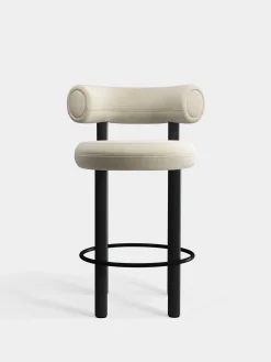Tom Dixon Bar & Counter Stools*Fat Black Wood 65cm Counter Stool
