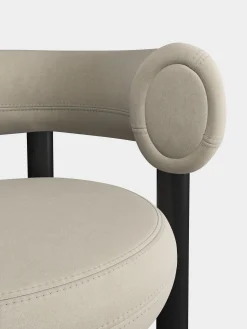 Tom Dixon Bar & Counter Stools*Fat Black Wood 65cm Counter Stool