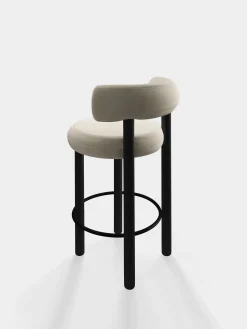 Tom Dixon Bar & Counter Stools*Fat Black Wood 65cm Counter Stool