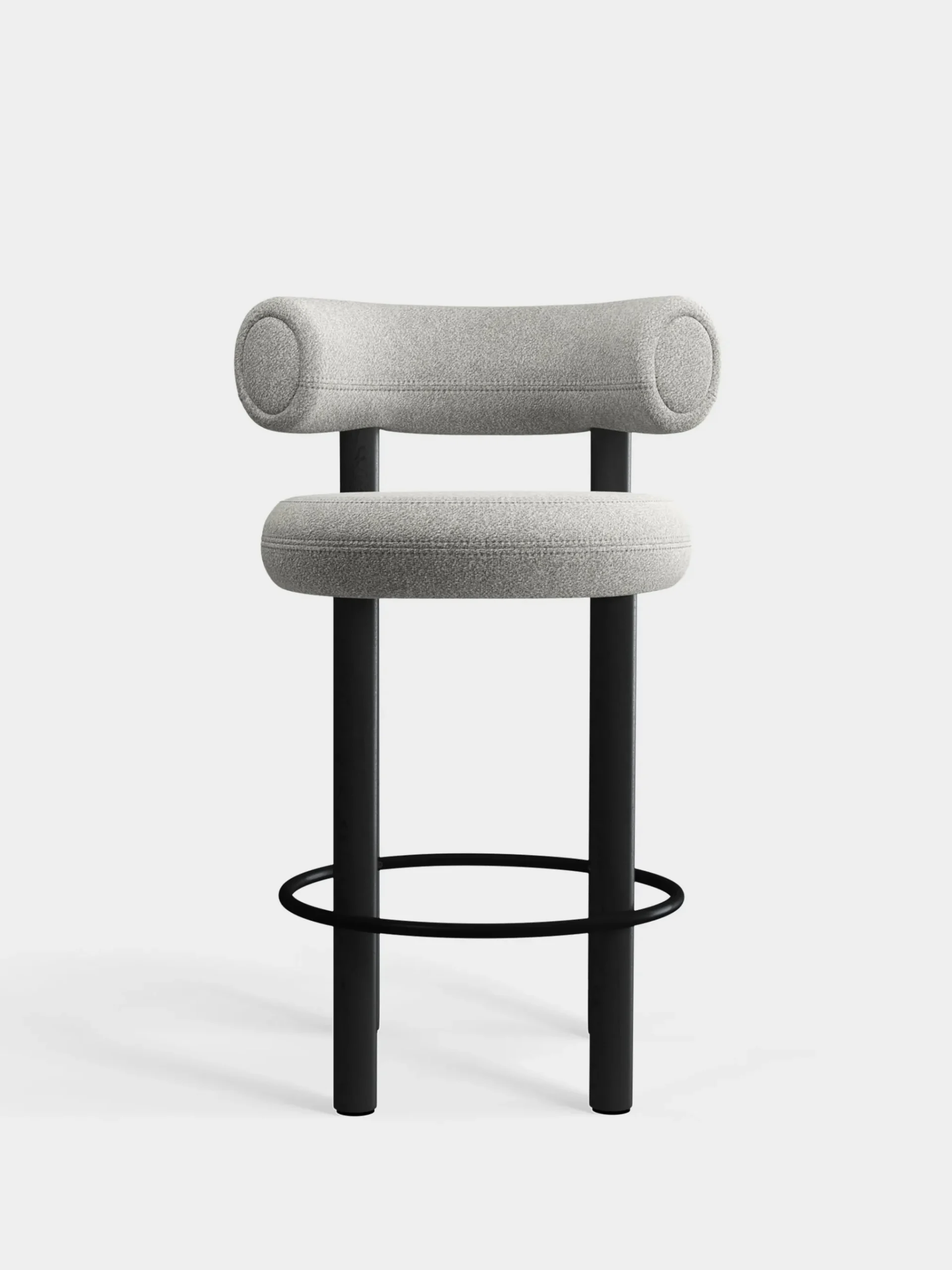 Tom Dixon Bar & Counter Stools*Fat Black Wood 65cm Counter Stool