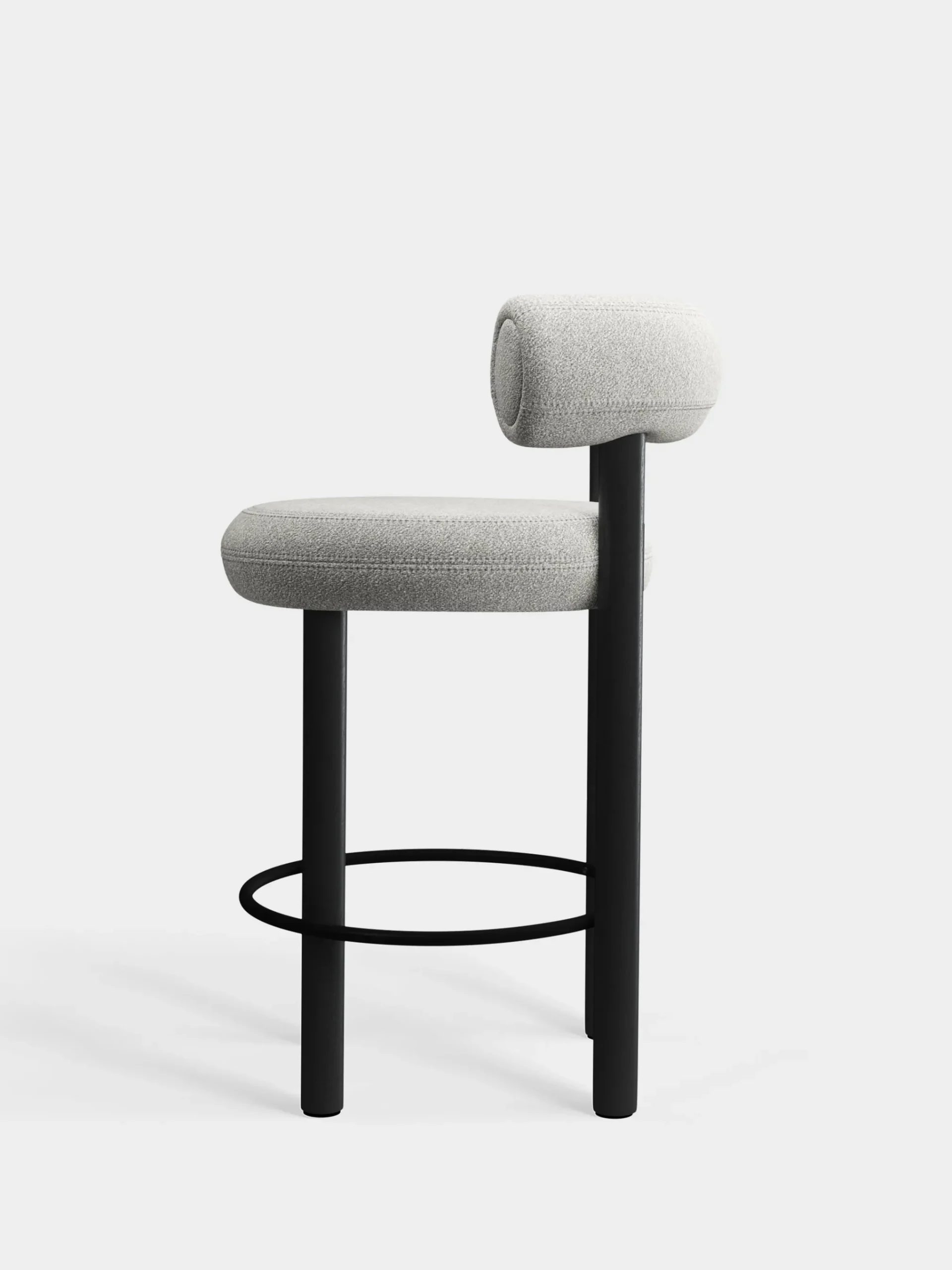 Tom Dixon Bar & Counter Stools*Fat Black Wood 65cm Counter Stool
