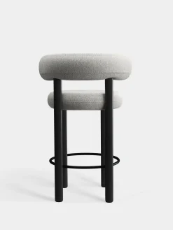 Tom Dixon Bar & Counter Stools*Fat Black Wood 65cm Counter Stool