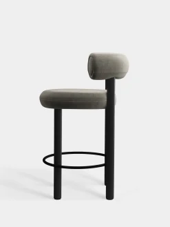Tom Dixon Bar & Counter Stools*Fat Black Wood 65cm Counter Stool