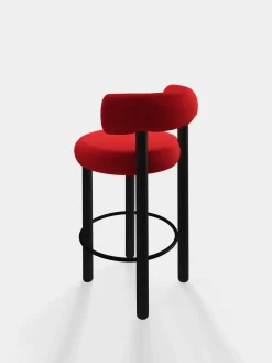 Tom Dixon Bar & Counter Stools*Fat Black Wood 65cm Counter Stool