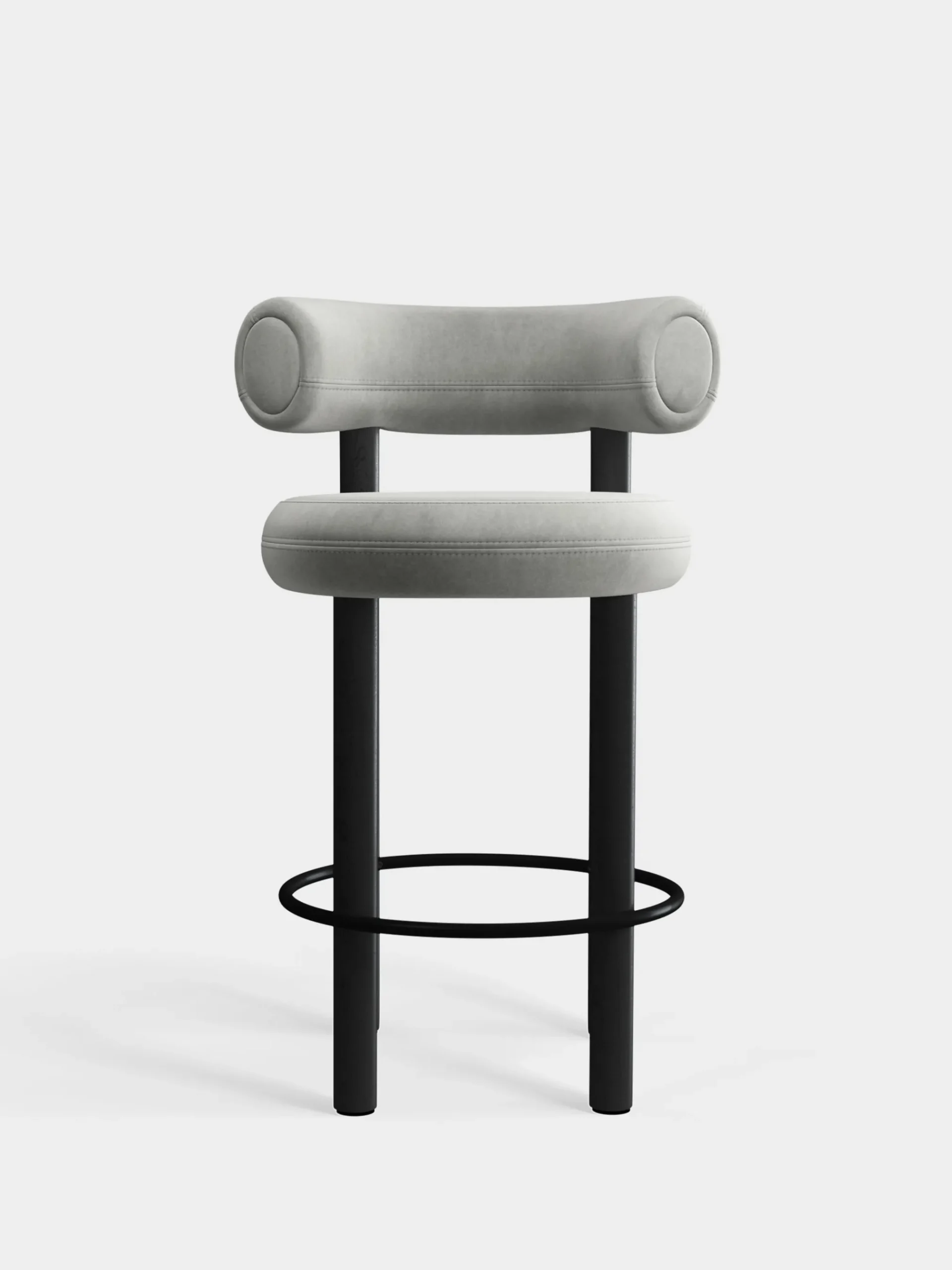 Tom Dixon Bar & Counter Stools*Fat Black Wood 65cm Counter Stool