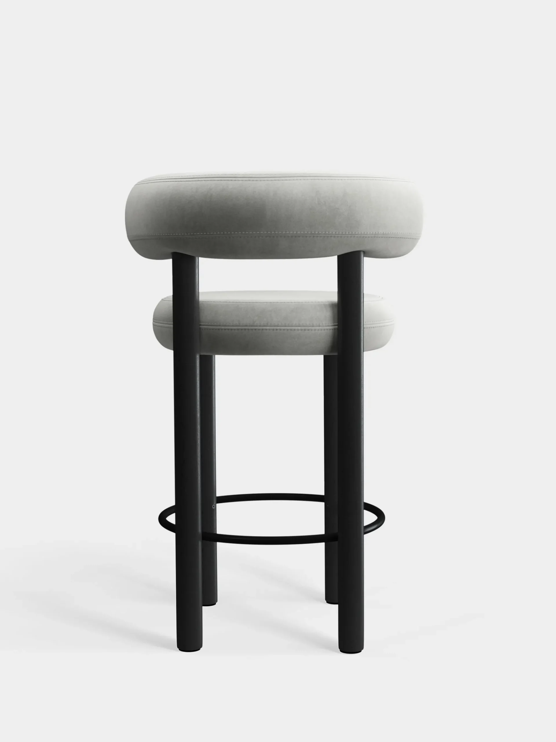 Tom Dixon Bar & Counter Stools*Fat Black Wood 65cm Counter Stool