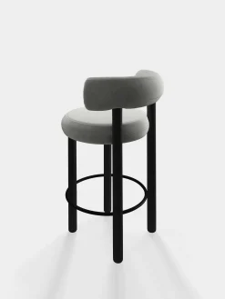 Tom Dixon Bar & Counter Stools*Fat Black Wood 65cm Counter Stool