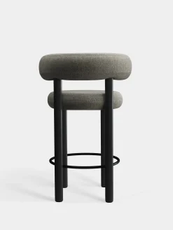 Tom Dixon Bar & Counter Stools*Fat Black Wood 65cm Counter Stool