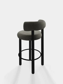 Tom Dixon Bar & Counter Stools*Fat Black Wood 65cm Counter Stool