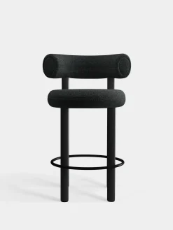 Tom Dixon Bar & Counter Stools*Fat Black Wood 65cm Counter Stool
