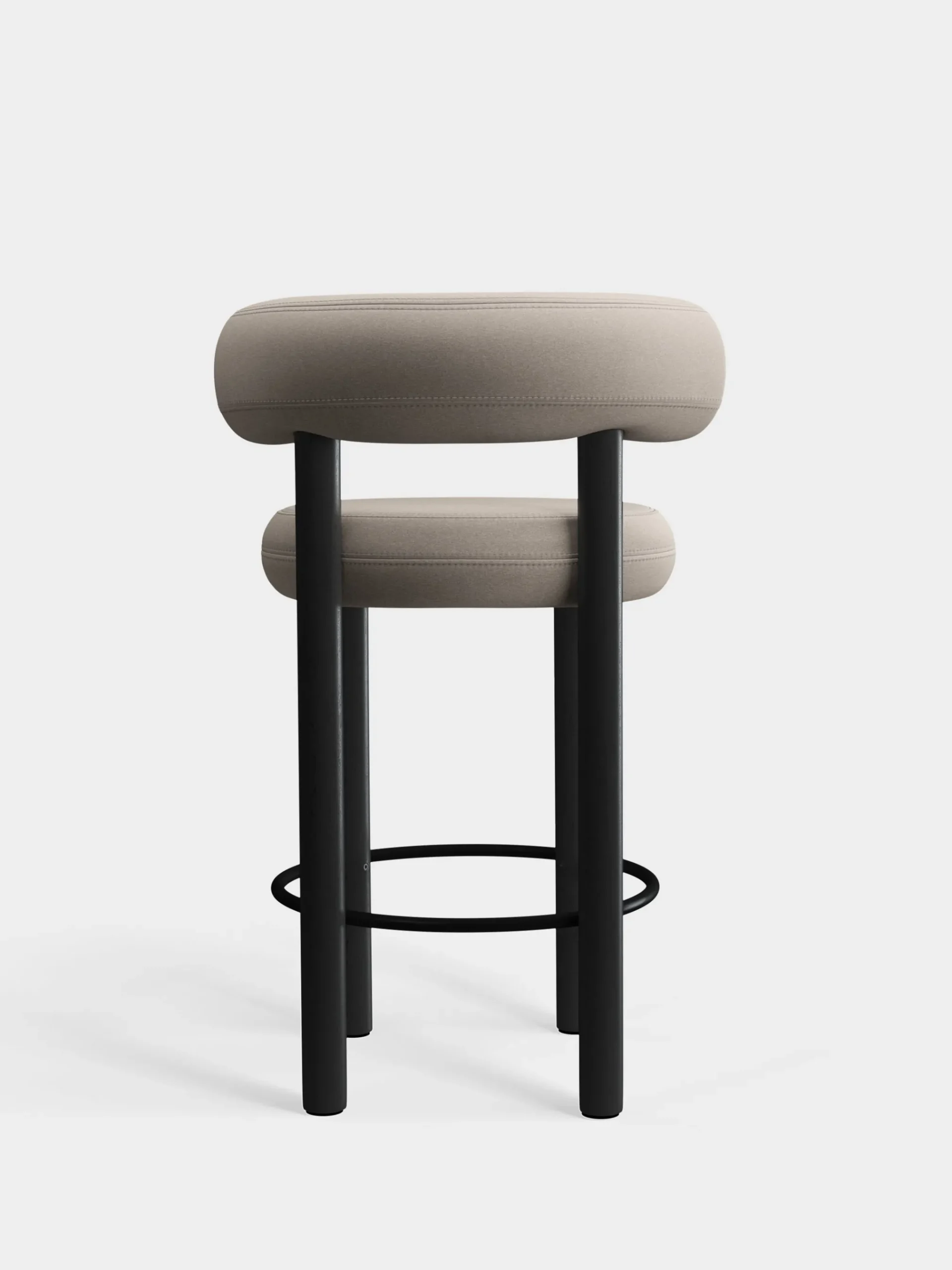 Tom Dixon Bar & Counter Stools*Fat Black Wood 65cm Counter Stool