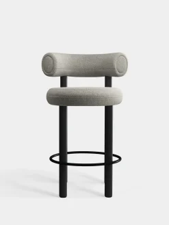 Tom Dixon Bar & Counter Stools*Fat Black Wood 65cm Counter Stool