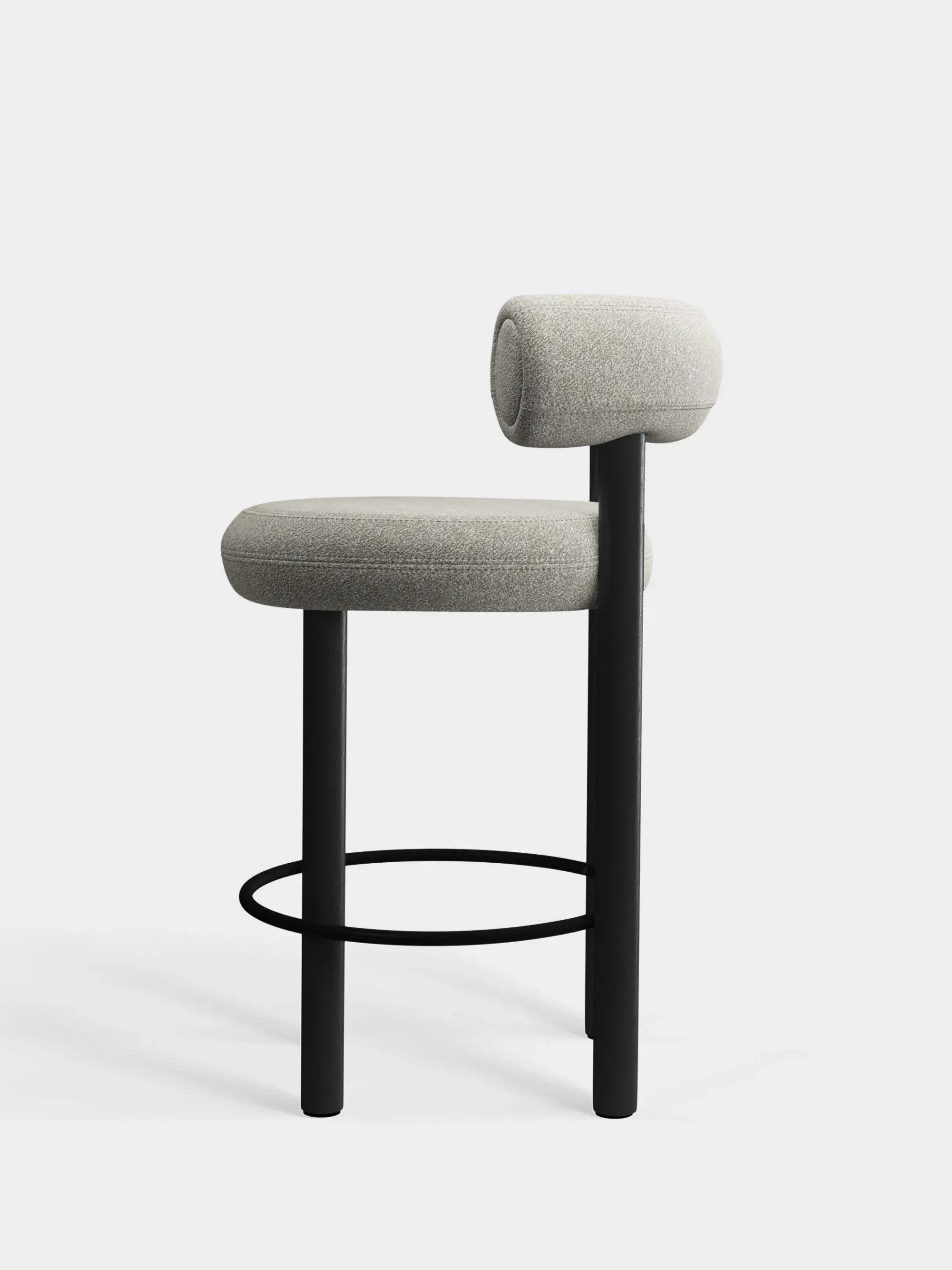 Tom Dixon Bar & Counter Stools*Fat Black Wood 65cm Counter Stool