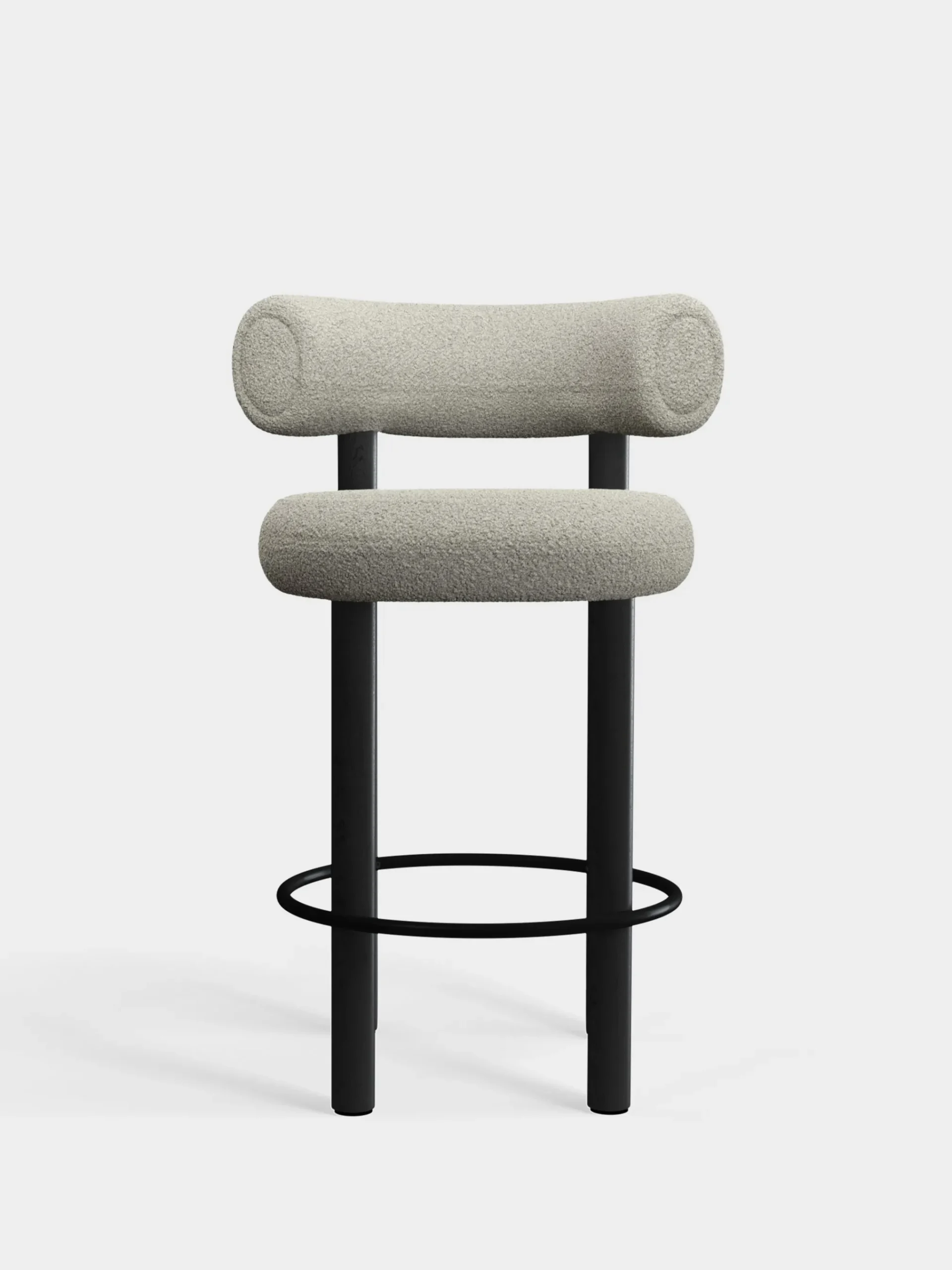Tom Dixon Bar & Counter Stools*Fat Black Wood 65cm Counter Stool