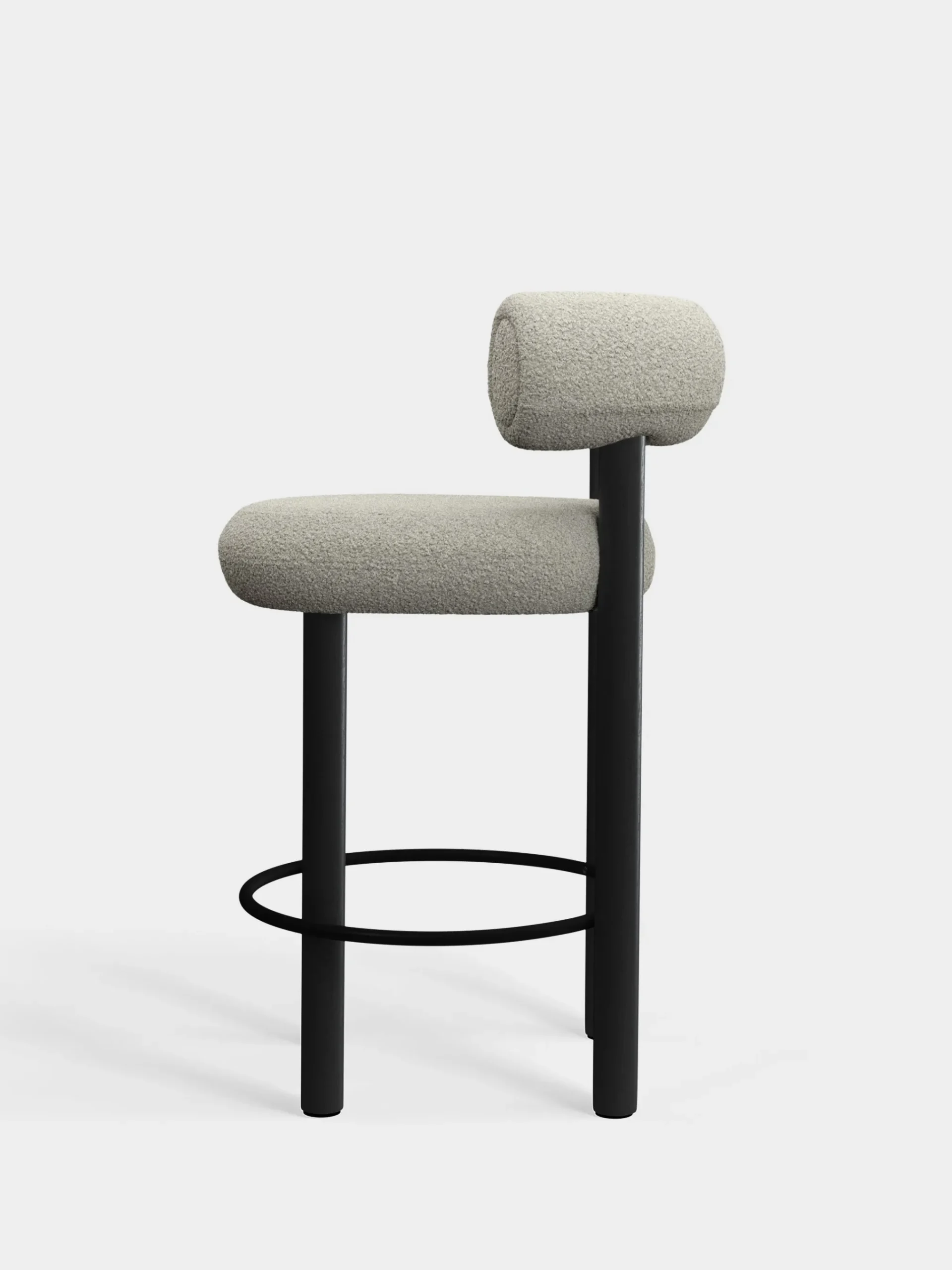Tom Dixon Bar & Counter Stools*Fat Black Wood 65cm Counter Stool
