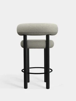 Tom Dixon Bar & Counter Stools*Fat Black Wood 65cm Counter Stool