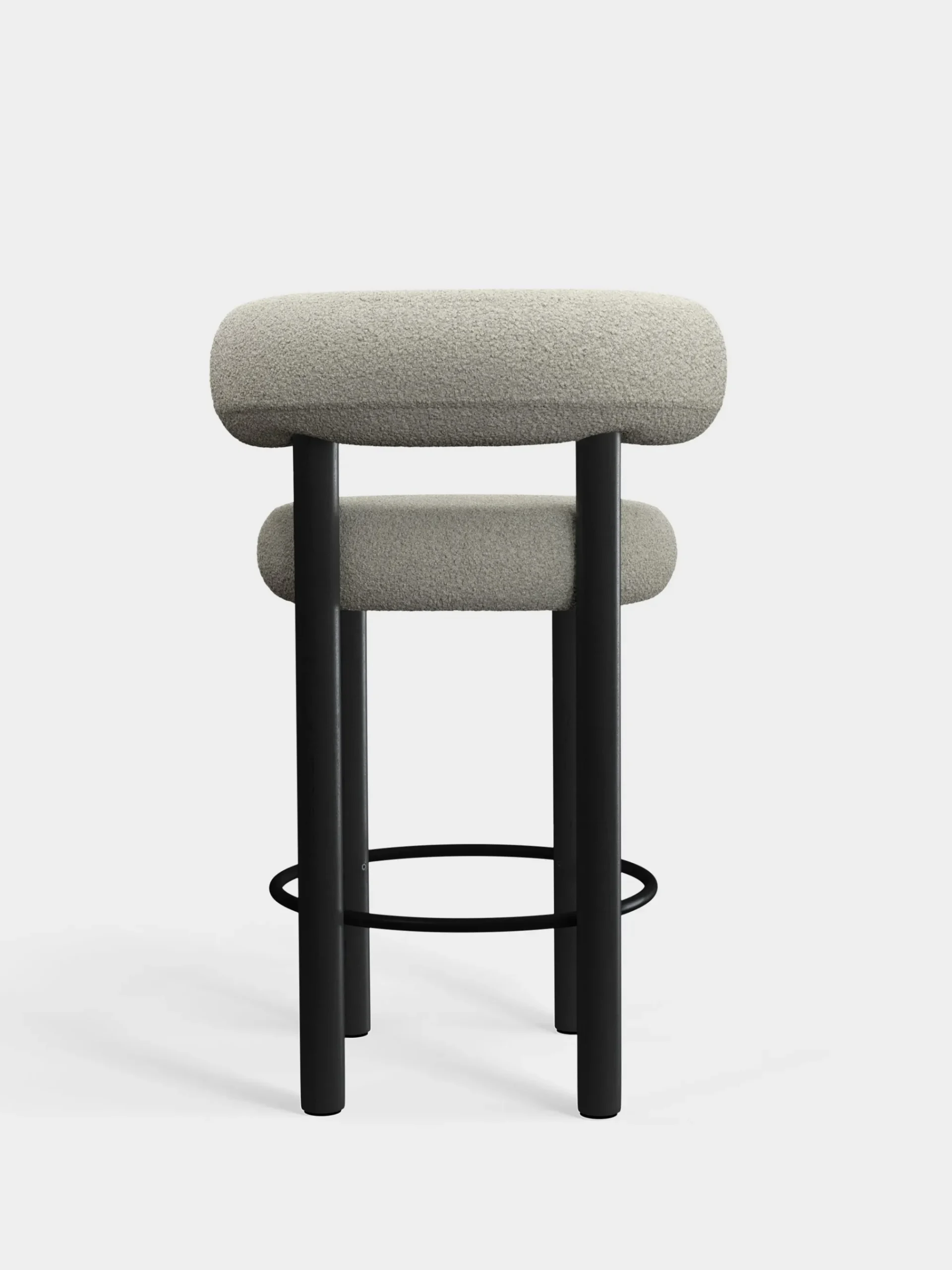 Tom Dixon Bar & Counter Stools*Fat Black Wood 65cm Counter Stool