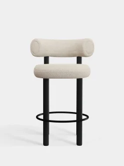 Tom Dixon Bar & Counter Stools*Fat Black Wood 65cm Counter Stool
