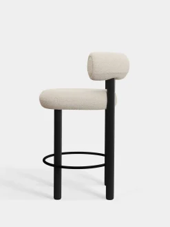 Tom Dixon Bar & Counter Stools*Fat Black Wood 65cm Counter Stool
