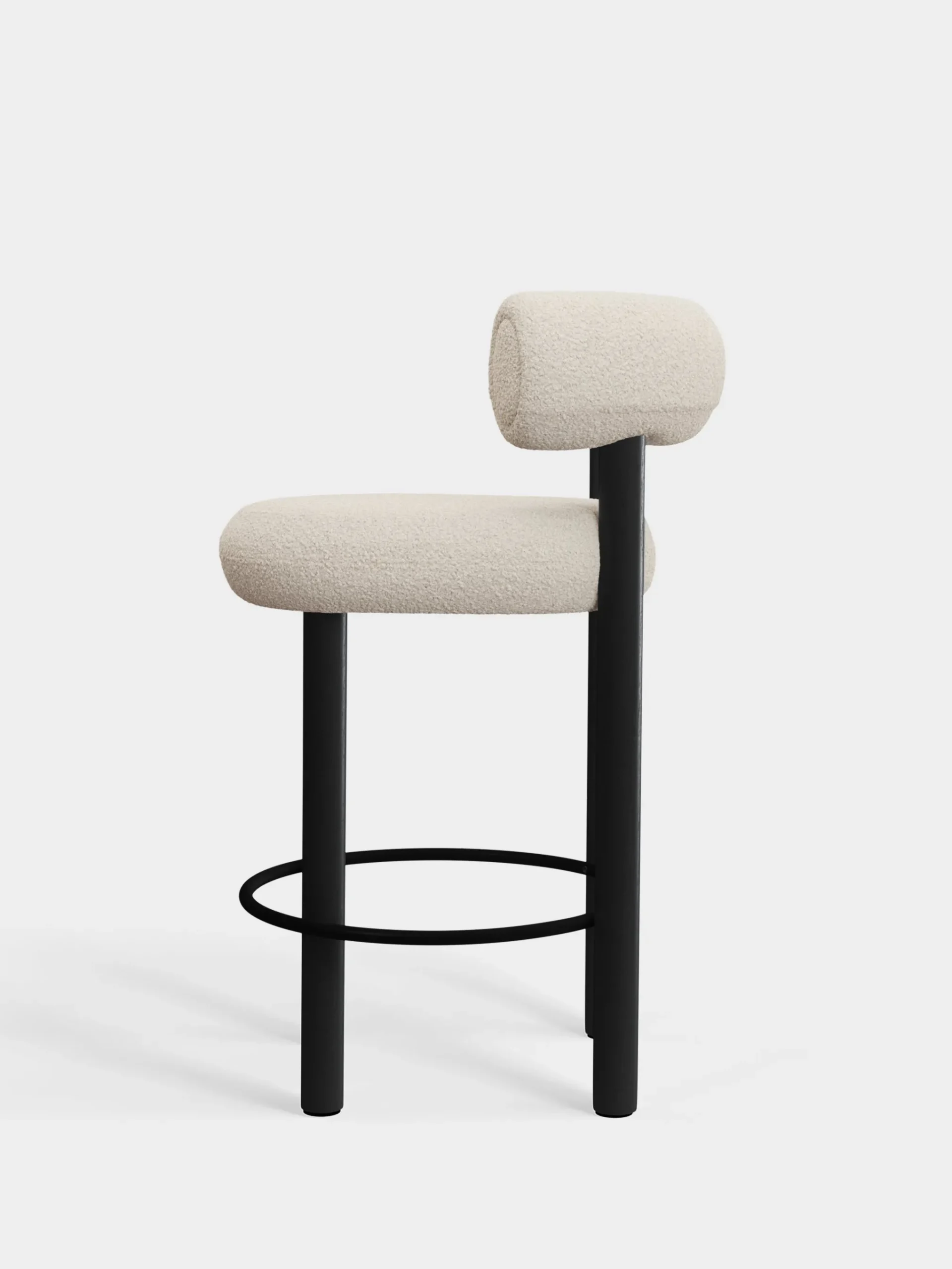 Tom Dixon Bar & Counter Stools*Fat Black Wood 65cm Counter Stool