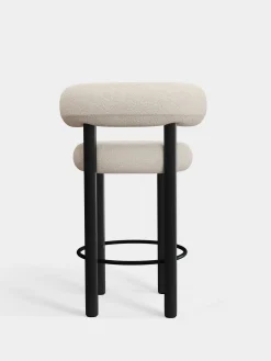 Tom Dixon Bar & Counter Stools*Fat Black Wood 65cm Counter Stool