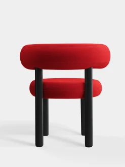 Tom Dixon Dining Chairs*Fat Black Wood Dining Chair