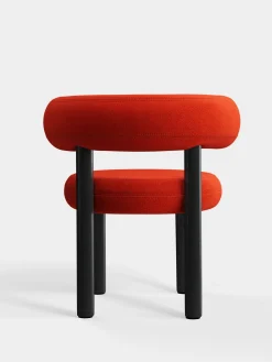 Tom Dixon Dining Chairs*Fat Black Wood Dining Chair