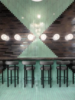 Tom Dixon Bar & Counter Stools*Fat Natural Wood 75cm Bar Stool
