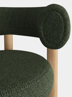 Tom Dixon Bar & Counter Stools*Fat Natural Wood 75cm Bar Stool