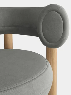 Tom Dixon Bar & Counter Stools*Fat Natural Wood 75cm Bar Stool