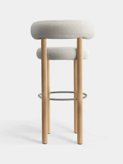 Tom Dixon Bar & Counter Stools*Fat Natural Wood 75cm Bar Stool