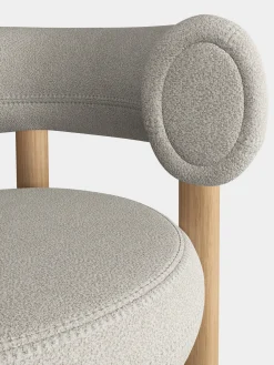 Tom Dixon Bar & Counter Stools*Fat Natural Wood 75cm Bar Stool