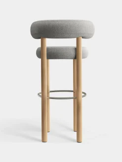 Tom Dixon Bar & Counter Stools*Fat Natural Wood 75cm Bar Stool