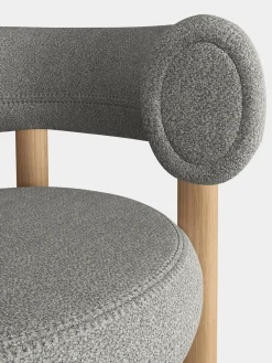 Tom Dixon Bar & Counter Stools*Fat Natural Wood 75cm Bar Stool