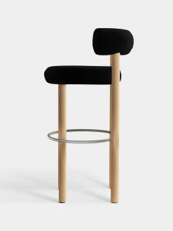 Tom Dixon Bar & Counter Stools*Fat Natural Wood 75cm Bar Stool