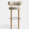 Tom Dixon Bar & Counter Stools*Fat Natural Wood 75cm Bar Stool