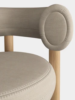 Tom Dixon Bar & Counter Stools*Fat Natural Wood 75cm Bar Stool