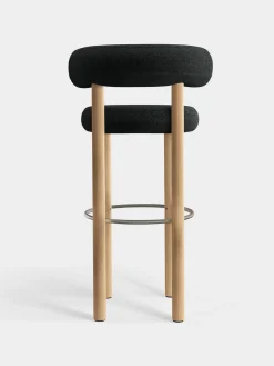 Tom Dixon Bar & Counter Stools*Fat Natural Wood 75cm Bar Stool