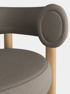 Tom Dixon Bar & Counter Stools*Fat Natural Wood 75cm Bar Stool